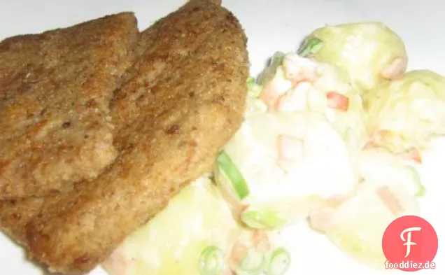 Weiner Schnitzel mit einem richtigen Kartoffelsalat