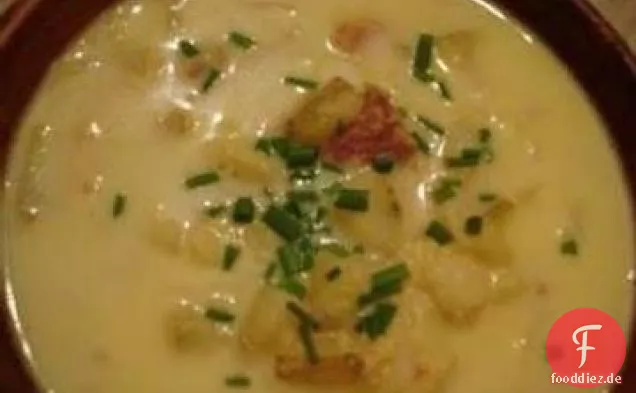 Cheesy Ham & Bacon Chowder