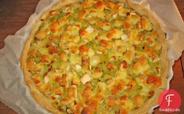 Kanadischen Speck und Brie-Quiche
