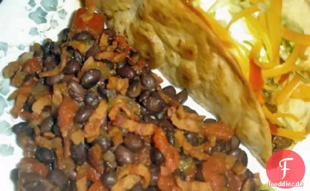 Mexikanische schwarze Bohnen