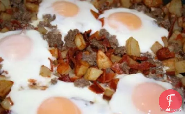 Speck und Wurst Hash