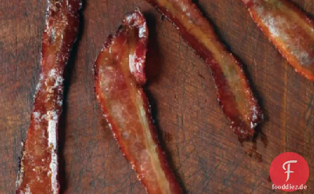 Ahorn-glasierter Speck