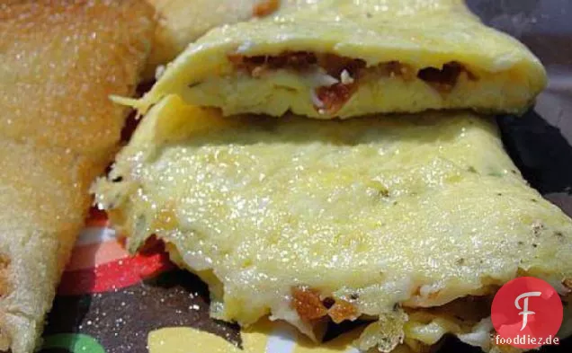 Omelett mit Speck und Parmesan