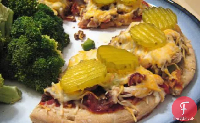 Speck Cheeseburger Pizza