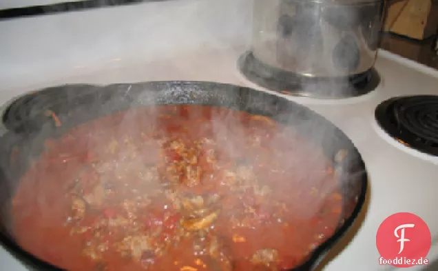 Fleischigen Spaghetti Sauce