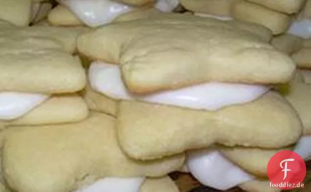 Kalk-Sandwich-Zucker-Cookies
