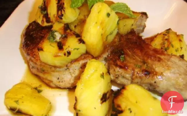 Ananas-Minze-Chutney