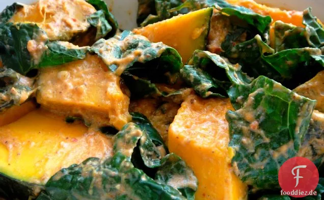 Curry Kabocha und Grünkohl