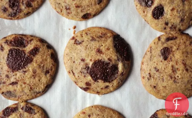 Knackig und zäh Chocolate Chip Cookies