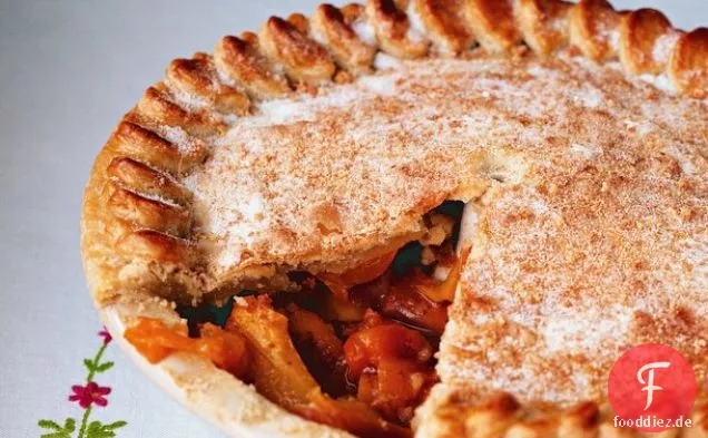 Pfirsich-Aprikosen-Amaretti-Torte