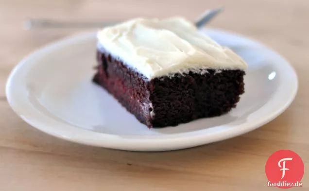 Fauler roter Samtkuchen