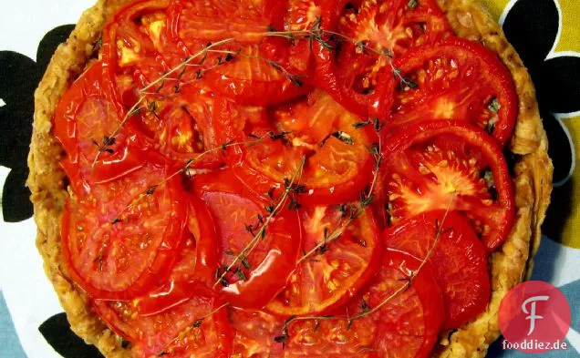 Einfache Tomatentarte
