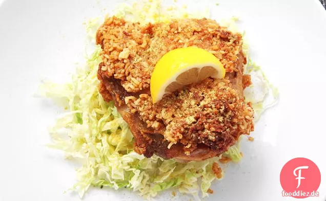 Ramen-verkrustetes gebratenes Huhn