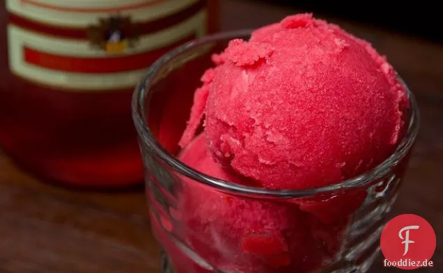 Himbeer-Campari-Sorbet
