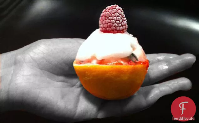 Limoncello-Stachel Himbeersorbet