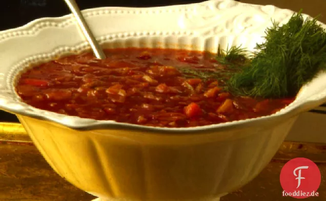 Süß-Saure Kohlsuppe Mit Dill