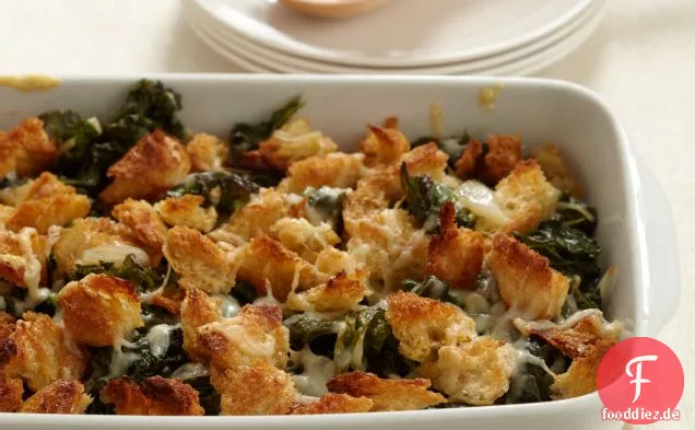 Knusprig Gebackener Grünkohl mit Gruyère-Käse