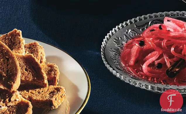 Eingelegte rote Zwiebeln