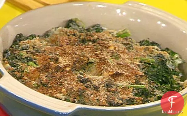 Grünkohl-Gratin mit Pancetta