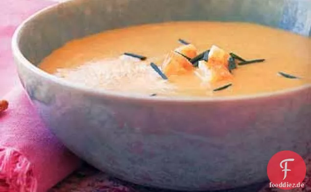 Garnelen-Bisque mit Pernod