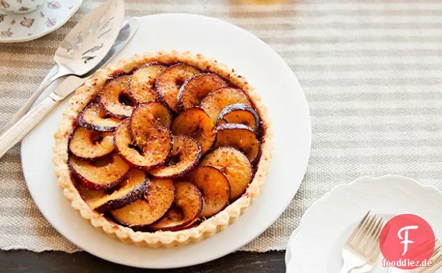 Italienische Pflaumenkuchen (Tarte aux Quetsches)