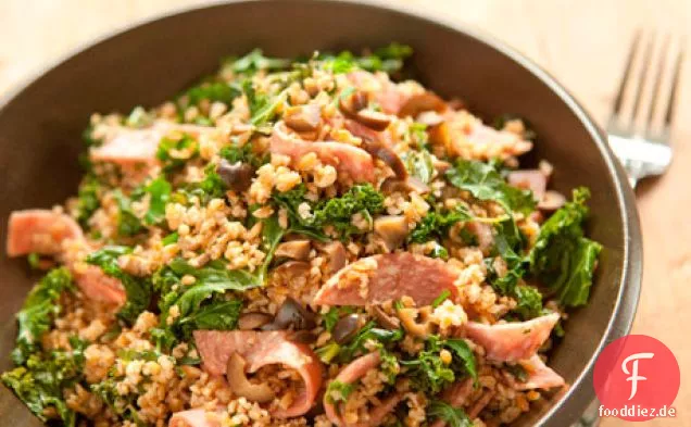 Bulgursalat mit Grünkohl