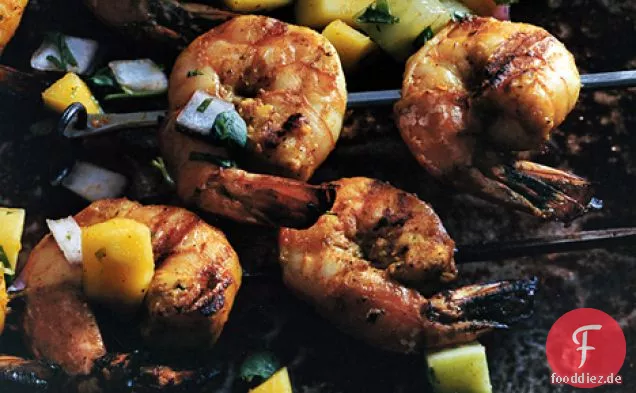 Garnelen-Tikka mit Frischem Mango-Chutney