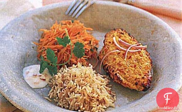 Basmati-Reis und Senf-Samen-Pilaw