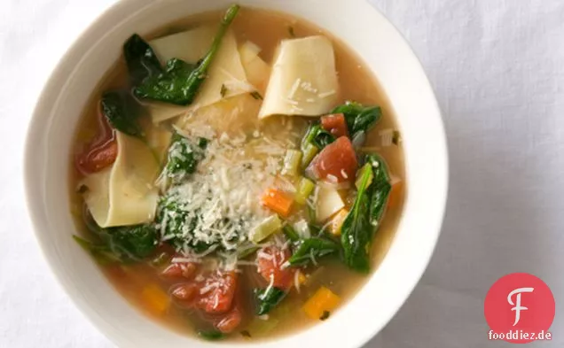 Toskanische Truthahnsuppe Nudeln