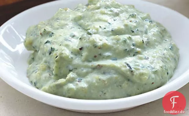 Haselnuss, Ricotta und Zitronenpesto
