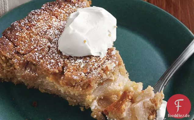 Apfeltorte mit Paniermehl-Haselnuss