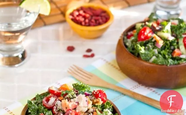 Wochenende Glow Kale Salat