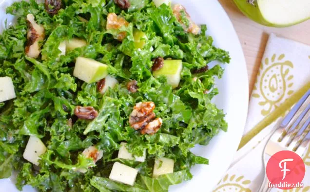 Apfel Dijon Kale Salat