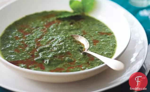 Spinat-Minz-Suppe