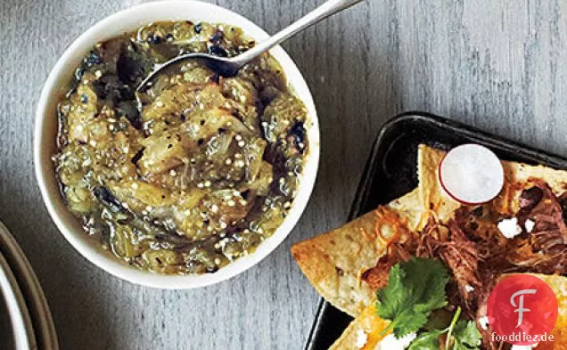 Verkohlte Tomatillo Salsa
