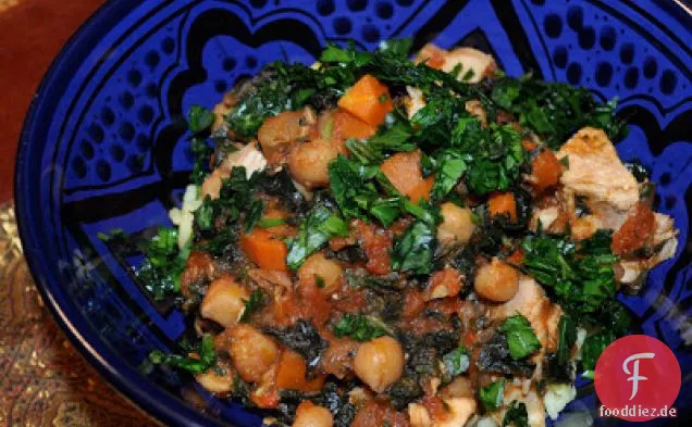 Marokkanisch inspirierter Gemüseeintopf