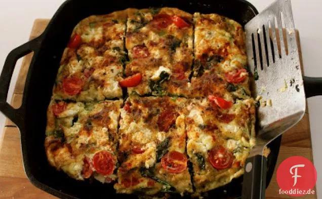 Veggie Frittata Mit Feta-Käse