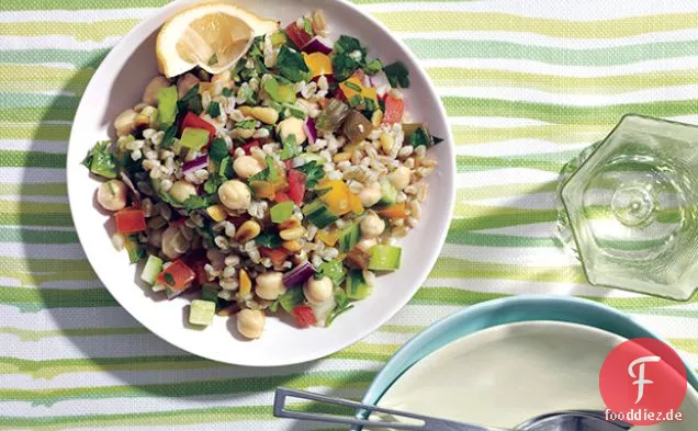 Farro und Pinienkerne Tabouleh
