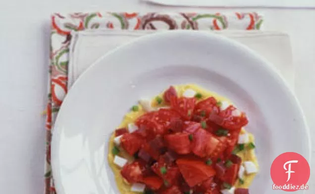 Gazpacho gehackter Salat