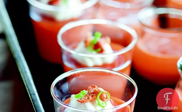 Thai-Tee-Pudding mit Limone, Karamell und Kandierte Cashewnüsse