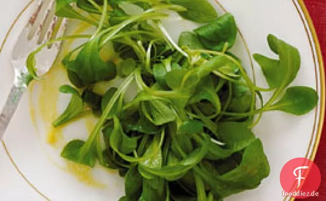 Mâche-Salat mit kreolischer Vinaigrette