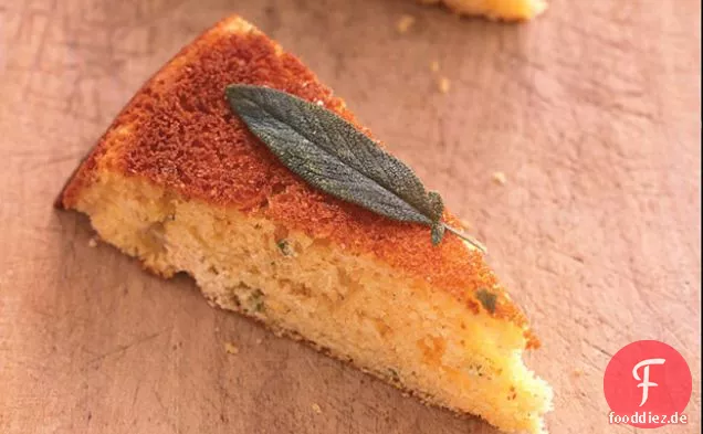 Salbei und Honig Skillet Maisbrot