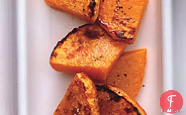 Gerösteter Butternut-Kürbis mit Limettensaft