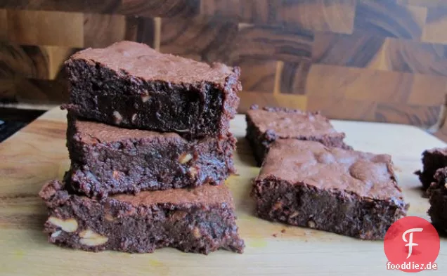 Fudgiest Espresso Cashew-Brownies