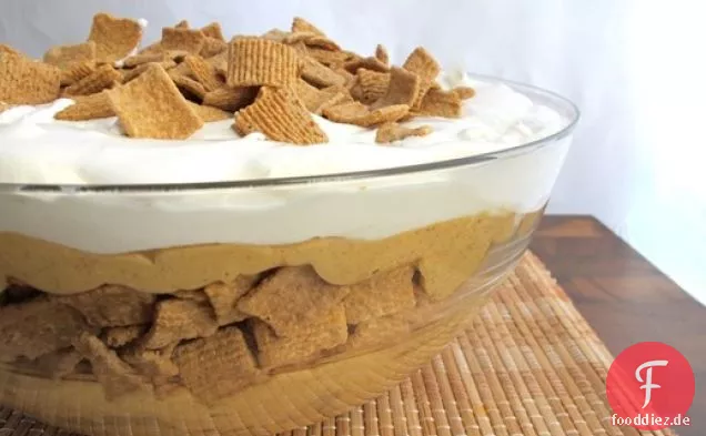 Gewürzter Kürbis und Goldenen Grahams® Müsli-Trifle