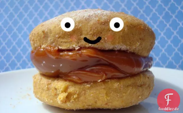 Dulce de Leche-Kürbis-Sandwich-Cookies