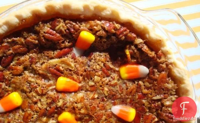 Candy Corn Pecan Pie