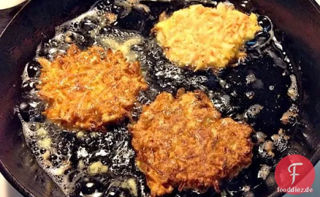 Glutenfreie Süßkartoffel-Latkes