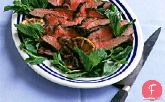 Gegrillte Butterflied Lammkeule