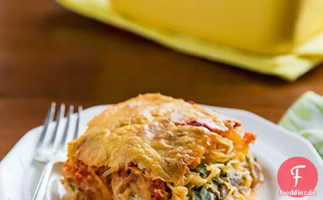 Spaghetti Squash-Pesto-Lasagne